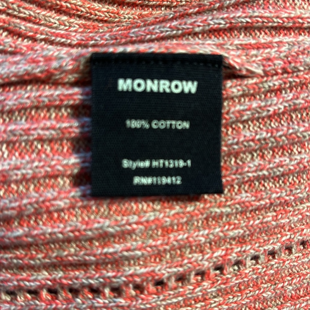 MONROW Ribbed Knit Sweater Size M - Picture 6 of 7